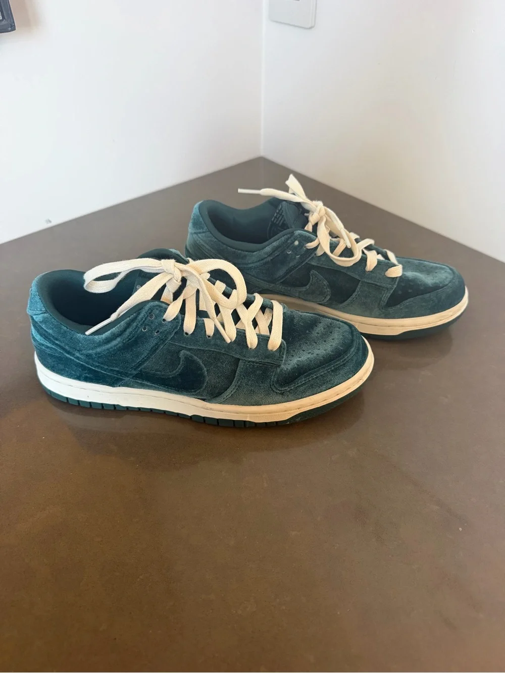 Women's Nike Teal Suede Low-Top Sneakers